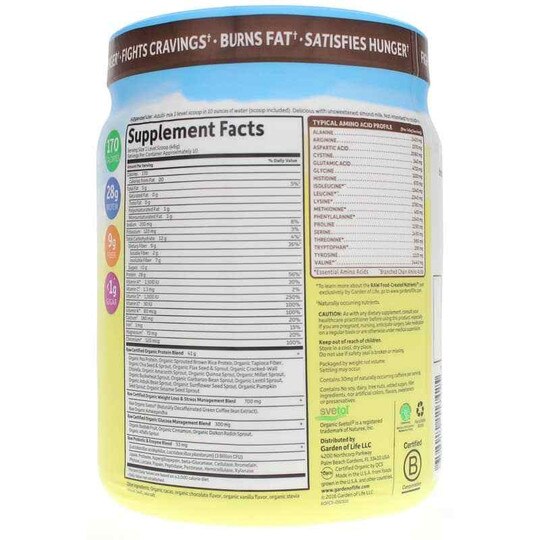 Raw Organic Fit High Protein for Weight Loss, GOL